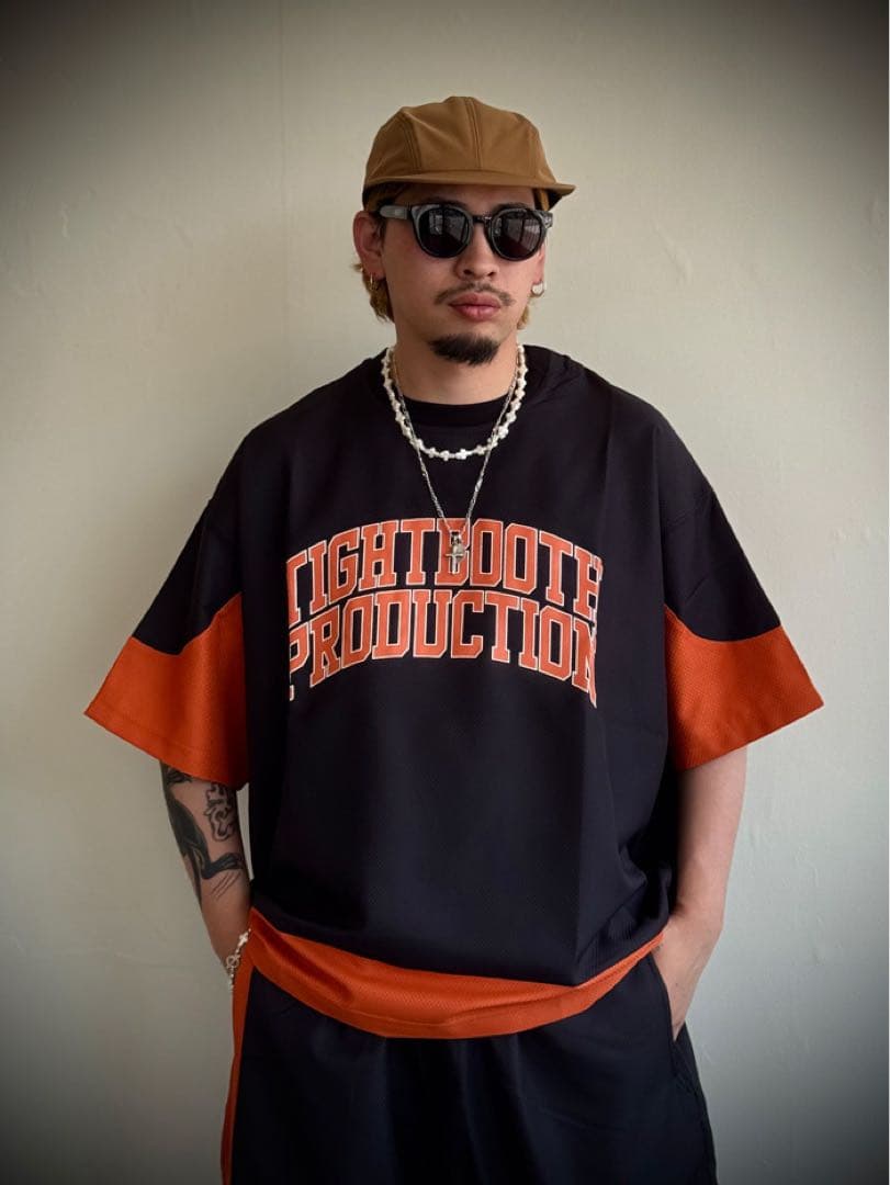 シャツ TBRP TIGHTBOOTH COLLEGE DOBBY S/S TEE