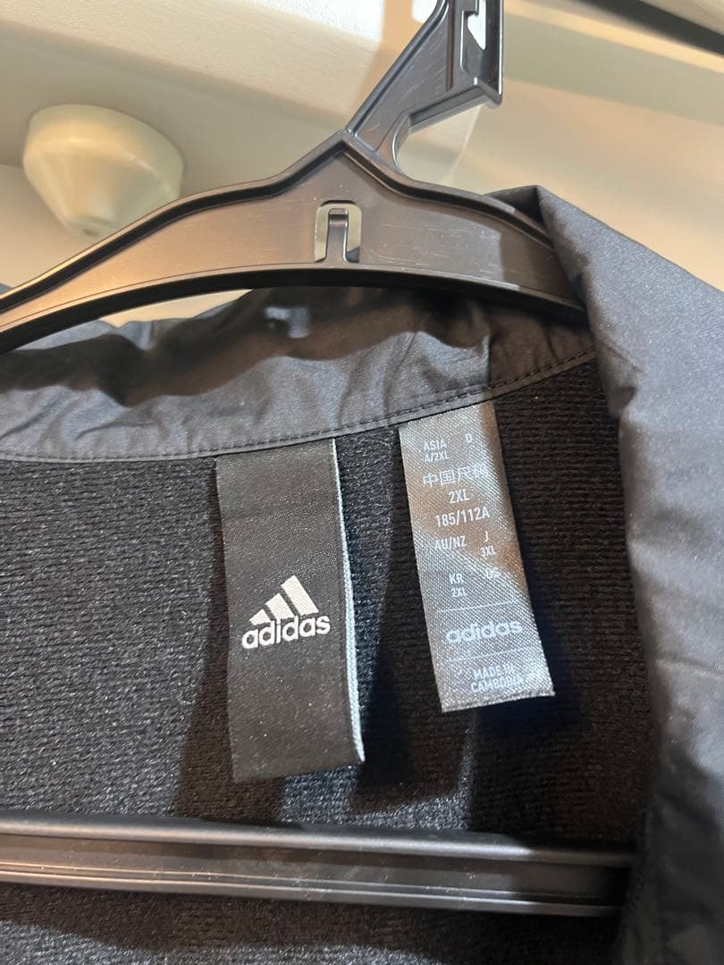 adidasアディダス ブラック ジャージ上下セット