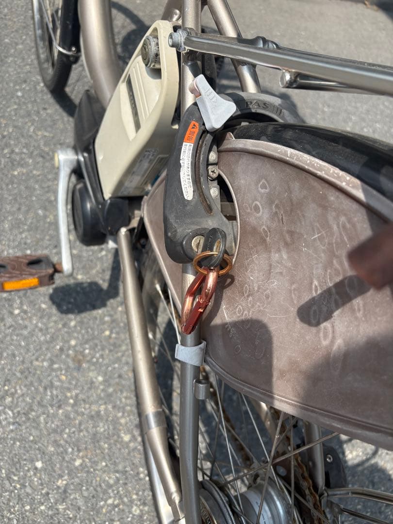 兵庫県西宮YAMAHA PASヤマハ パスシティタイプ 電動アシスト自転車前カゴ