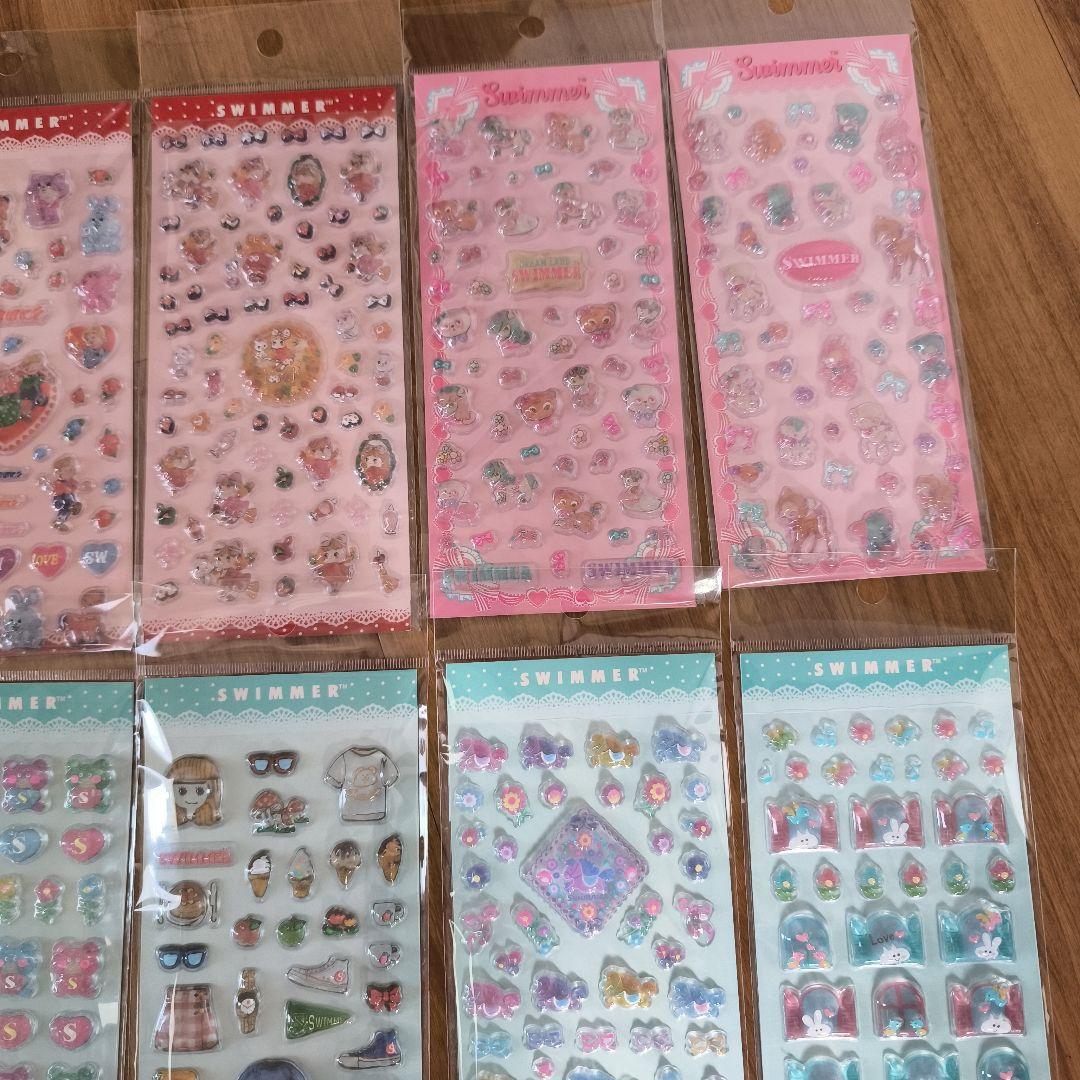 新品未使用　スイマー　SWIMMER PVC 立体シール　フレンズ　なかま