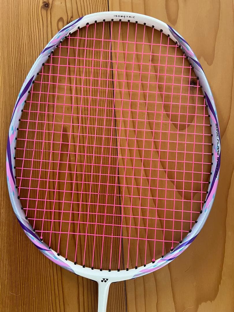 YONEX バドミントンラケット　ピンクガット