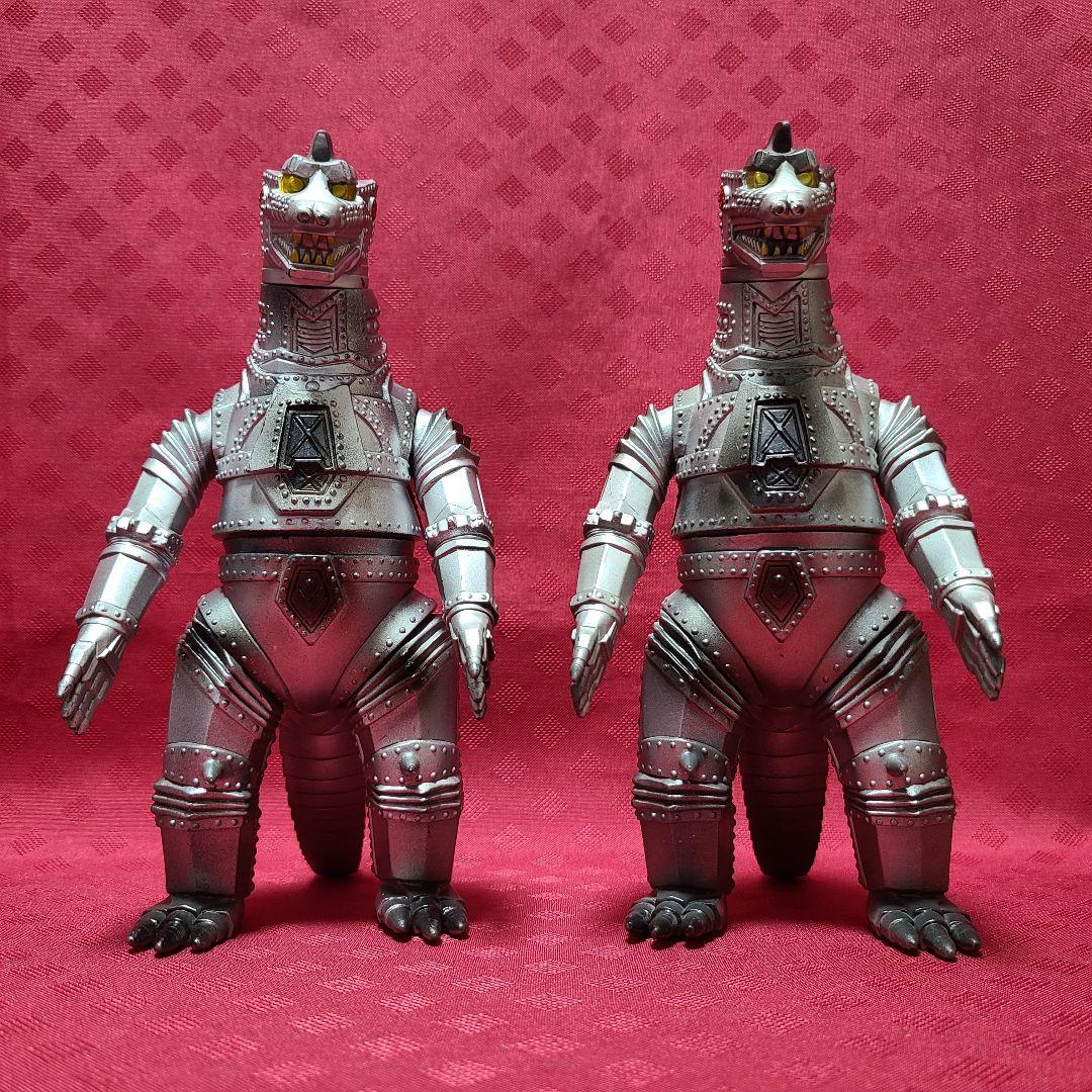 【ジャンク】 バンダイ メカゴジラ 1983 ソフビ 2体 セット まとめ売り