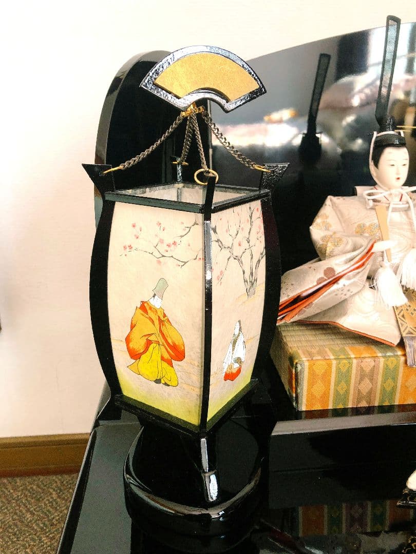 久月【釣りぼんぼり】2段飾り雛人形 ご購入前にご連絡下さい
