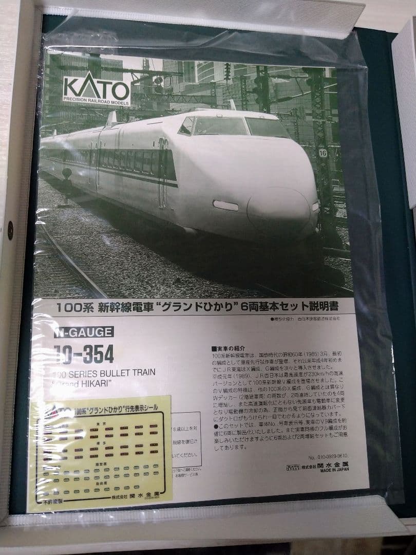 KATO 100系「グランドひかり」基本セット