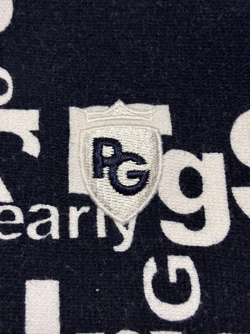 PEARLY GATES 文字柄 長袖ゴルフシャツ