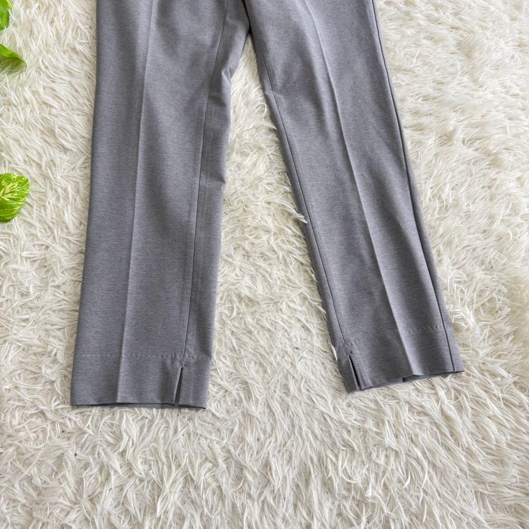【アンパスィ】極美品 ストレッチパンツ グレー Lサイズ レディース