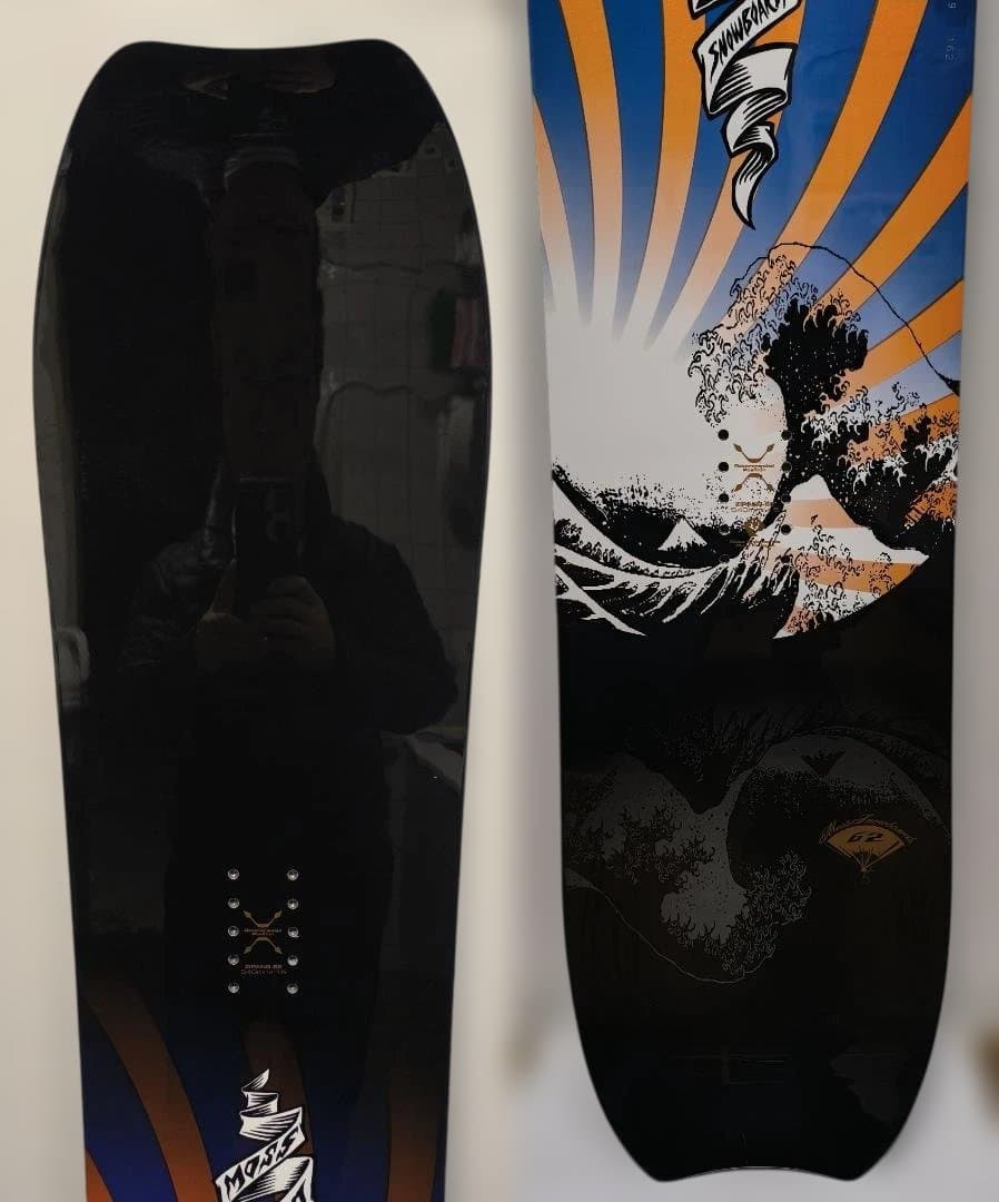★中古美品 MOSS ZIPANG モス ジパング スノーボード 162cm