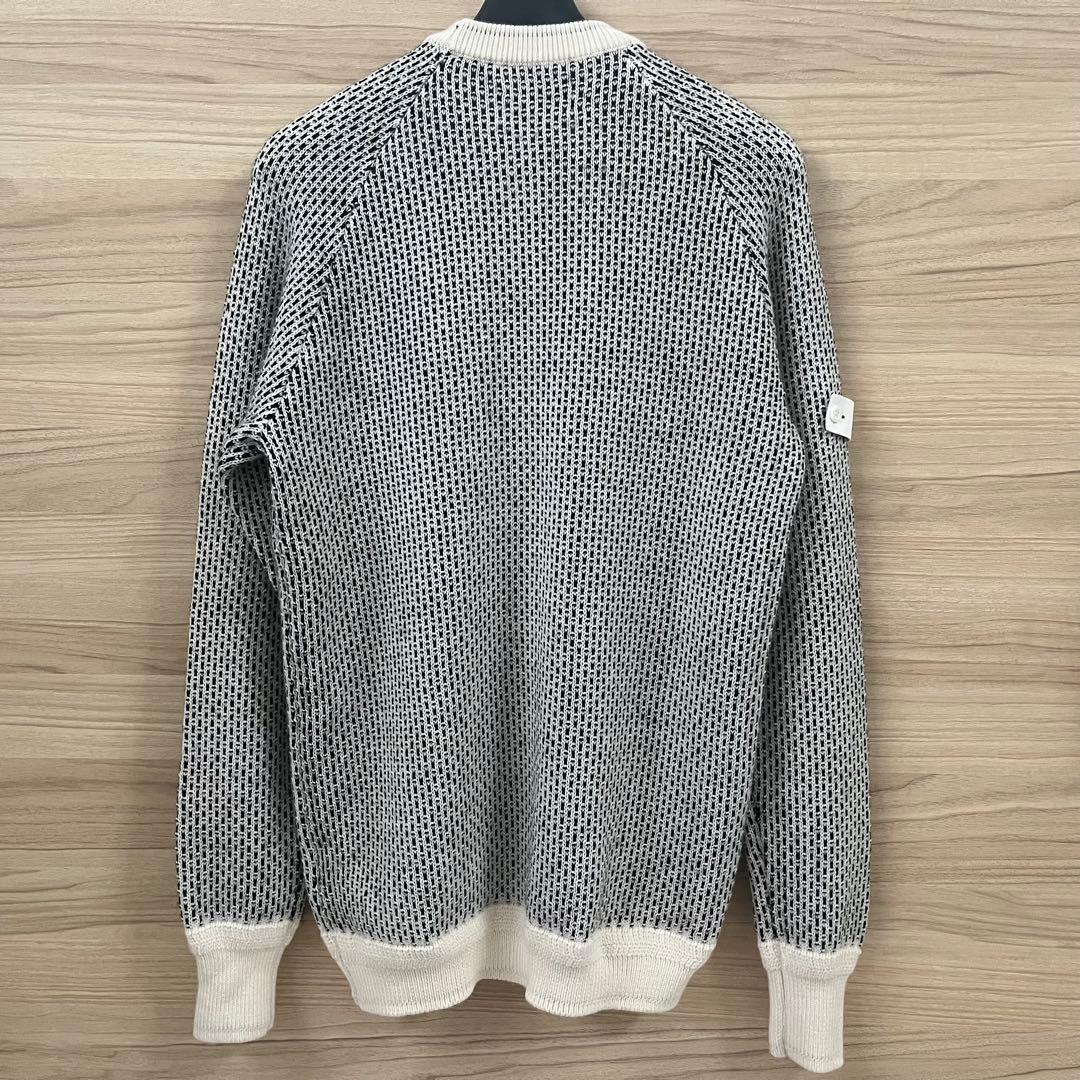 美品★希少完売品 白×黒 BRIEFING メリノウールロゴニットセットアップM