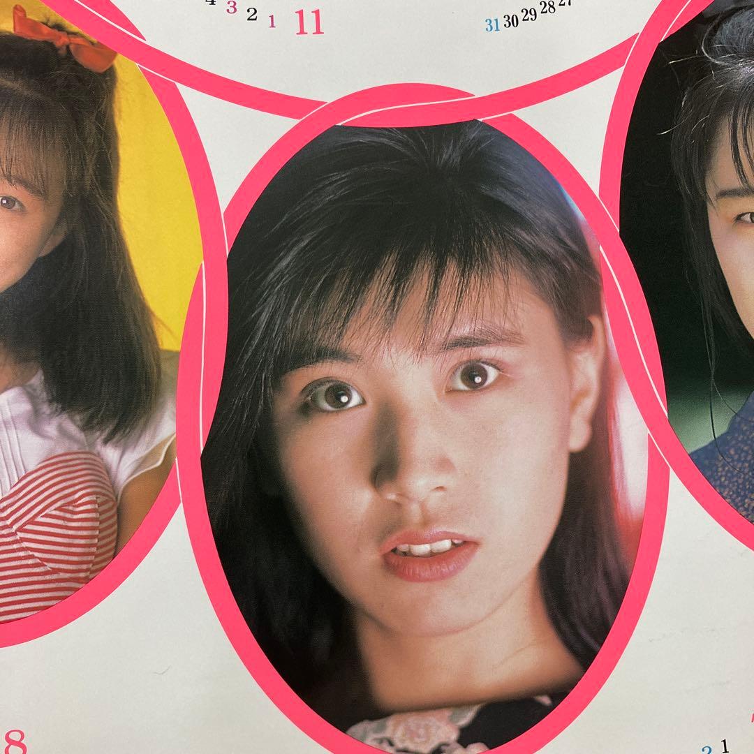 おニャン子クラブ　Circle　B1 カレンダー　ポスター　1987-1988