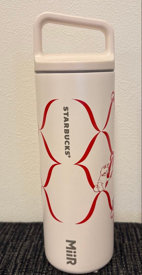 h　　新品.未使用⭐︎Starbucks Miir 猫とリボン 水筒