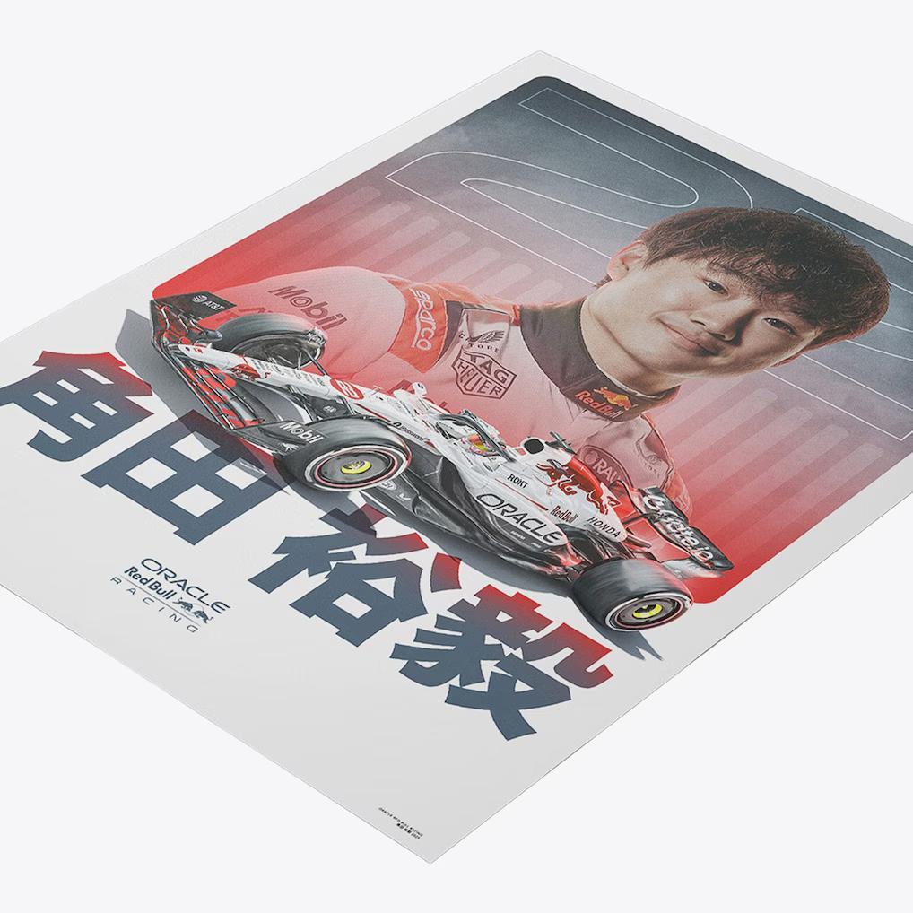 角田裕毅　F1　レッドブル　2025年　日本ＧＰ　公式ポスター　新品未使用