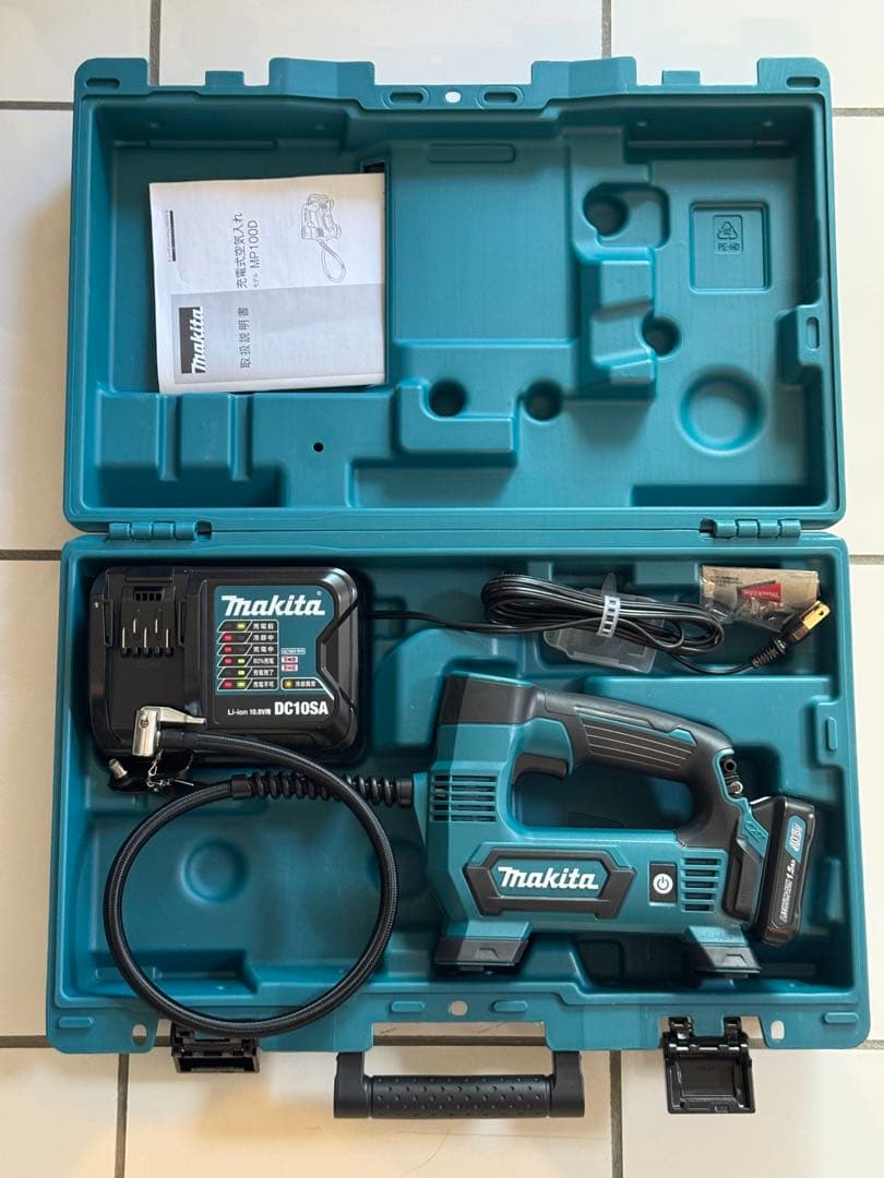 Makita 充電器式空気入れ MP100D・中古美品