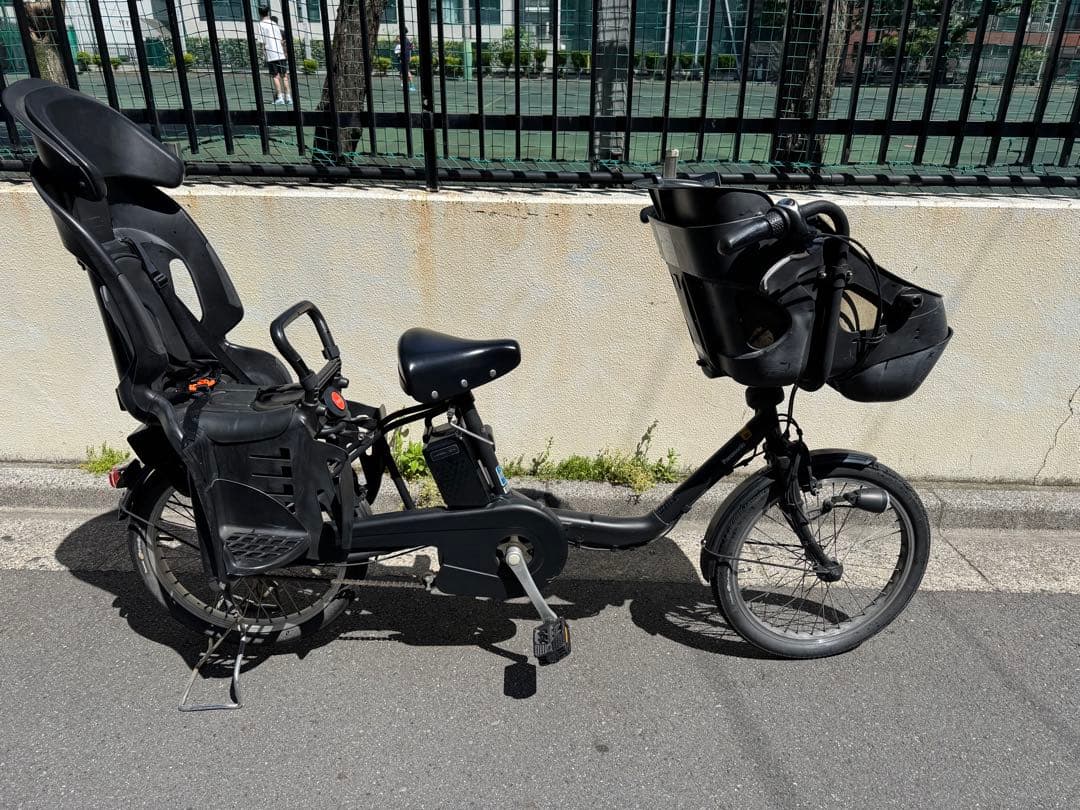 Panasonic 電動アシスト自転車 チャイルドシート付き 黒