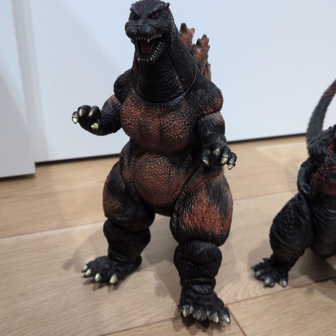 ゴジラ フィギュア 3体セット ソフビ まとめ売り 当時物