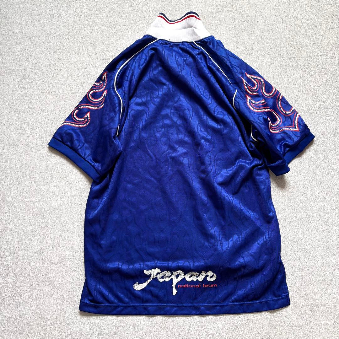 1998 W杯 日本代表 JFA asics ゲームシャツ 90s ブロークコア