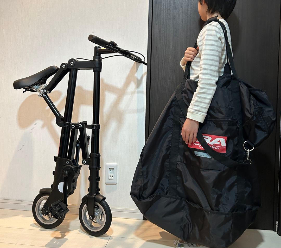 限定タイムセール【新品】超軽量！超簡単！折りたたみ自転車 ブラック ミニベロ