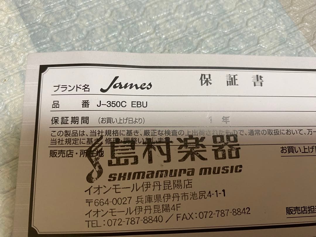 Janas グラデーションブルー アコースティックギター