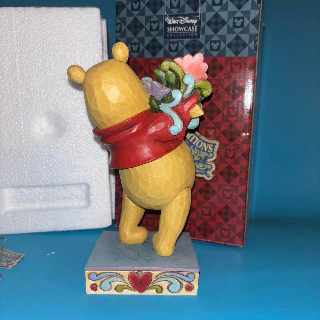 【箱あり】友情の花束 くまのプーさん 置物 Disney Traditions
