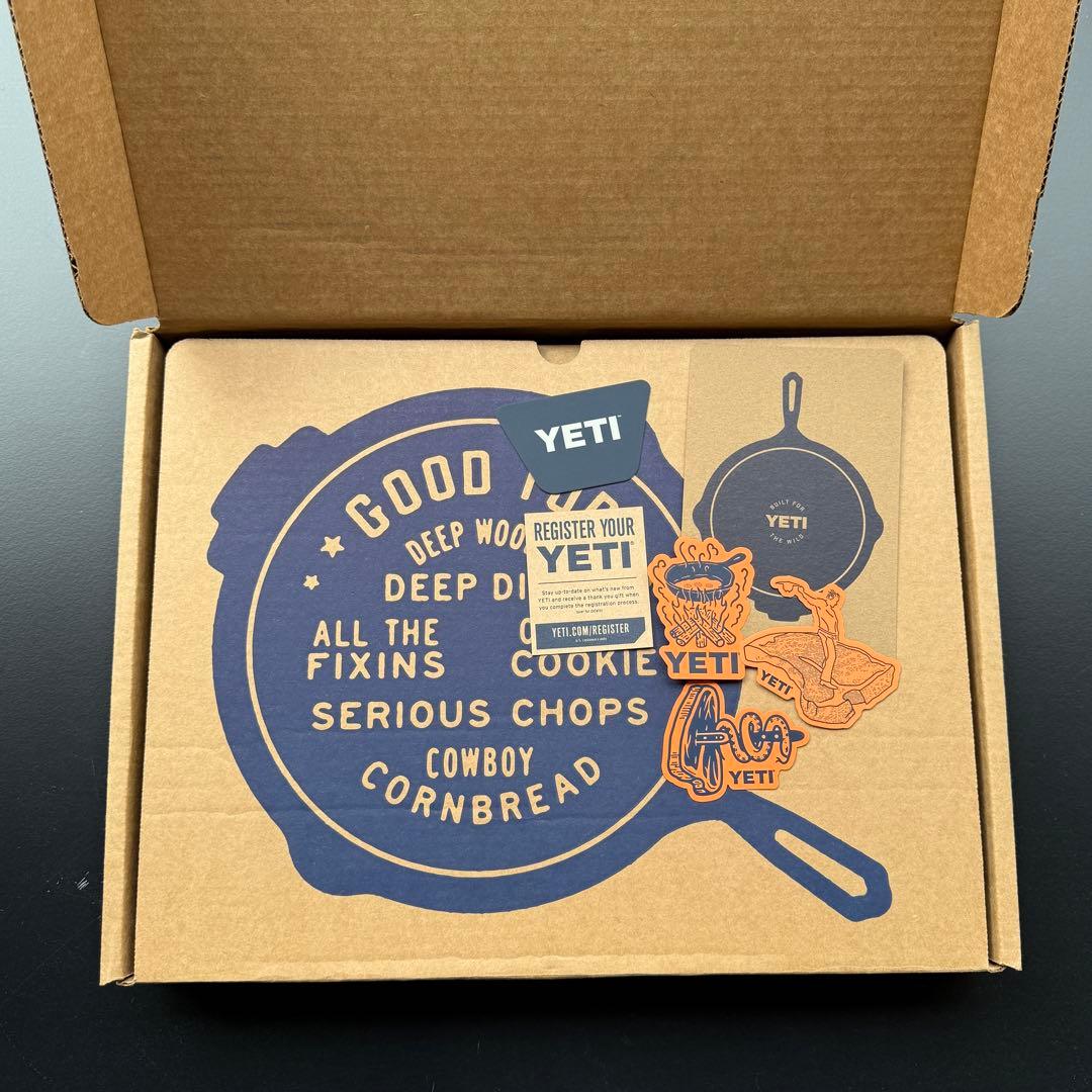 実物 イエティYETI CAST IRON SKILLET USA 希少・新品