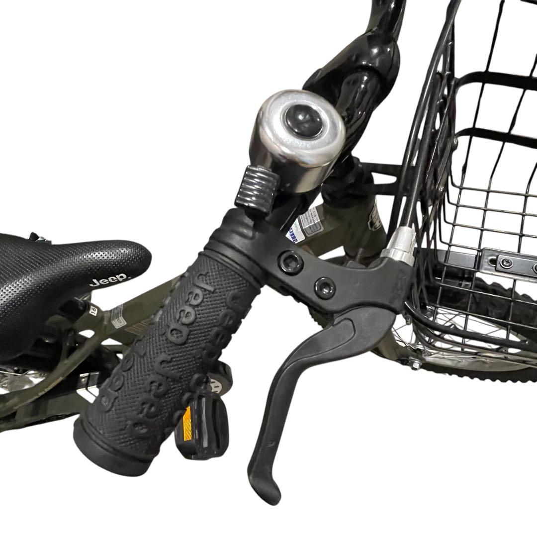 【美品】jeep je-16g 16インチ オリーブグリーン自転車キッズバイク