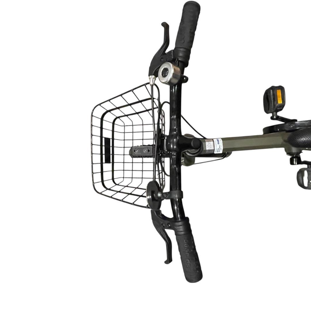 【美品】jeep je-16g 16インチ オリーブグリーン自転車キッズバイク