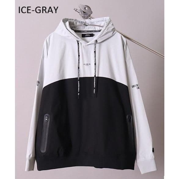 LUXE/R GOLF ストレッチ布帛プルパーカー 45817iceM