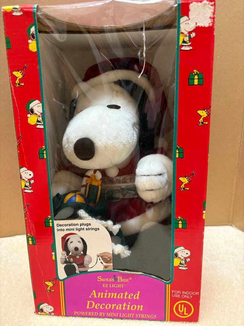 SNOOPYサンタと 仲間のオーナメントの3体セット