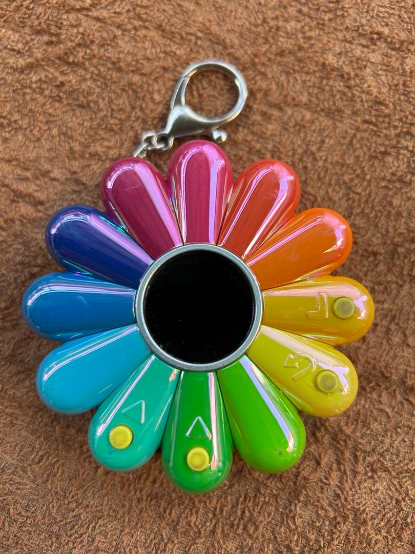 キーホルダー・アクリルキーホルダー FLOWER GO WALK COLOR(Rainbow Clear)