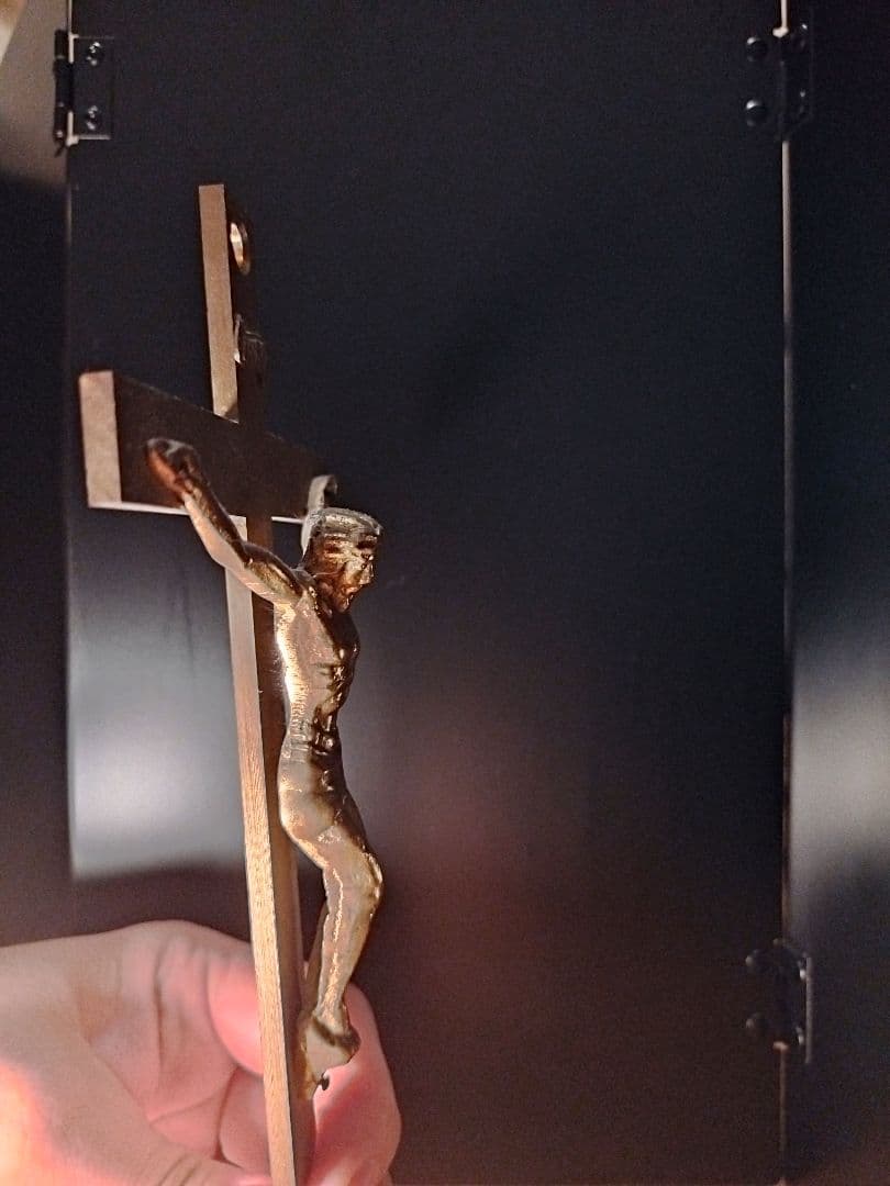 【INRI】キリスト 壁飾り 置物 骨董品