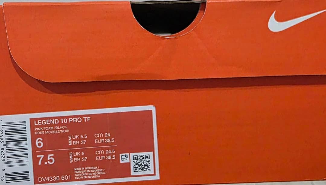 Nike ティエンポLEGEND10PRO TFサッカーシューズ ピンク