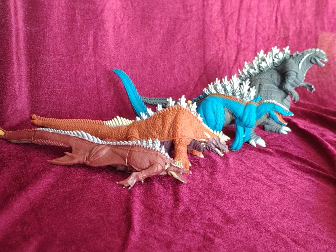 ゴジラS.P.　第１～４形態　４点　ムービーモンスターシリーズ　展示品