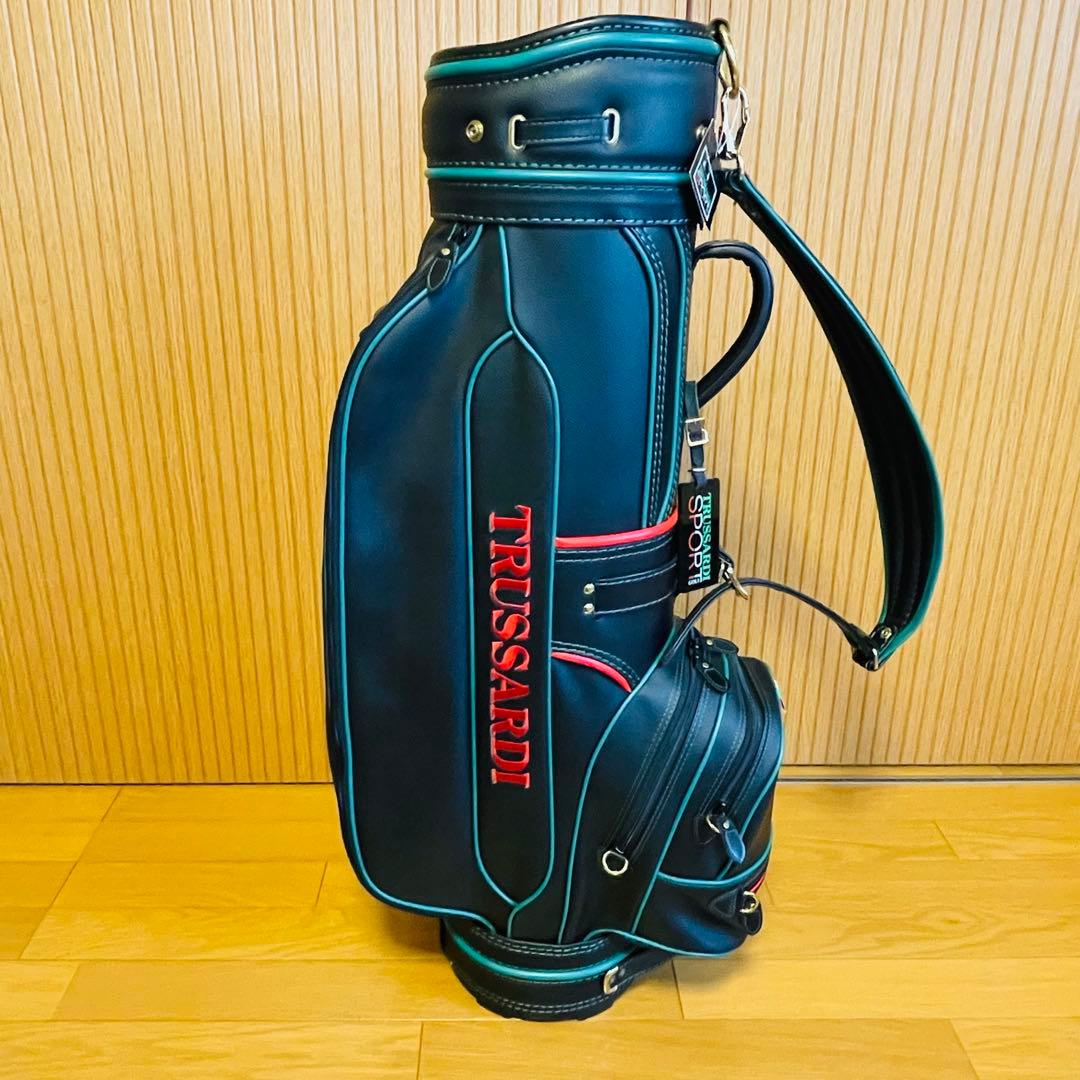 【ほぼ新品】TRUSSARDI トラサルディ キャディバッグ ゴルフバッグ