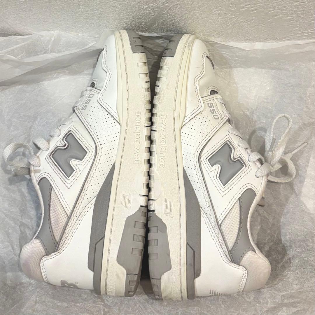 23cm ニューバランス NB BB550 ホワイトグレー
