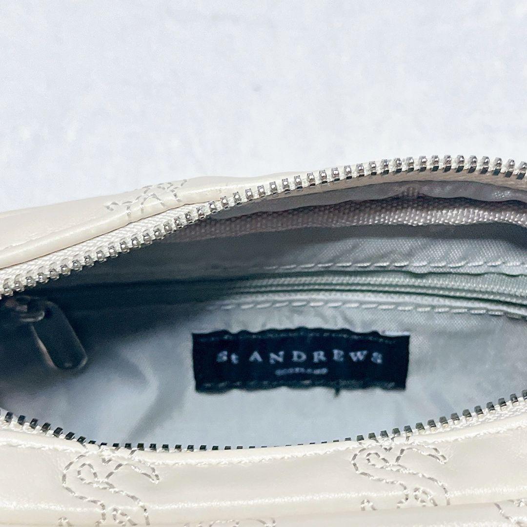 新品　St.ANDREWS　ゴルフ　2way　ショルダーバッグ　ホワイト