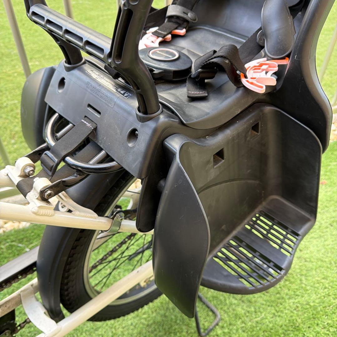 電動アシスト自転車 チャイルドシート付き ホワイト