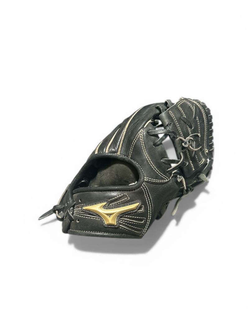 Mizuno Global EliteRG 軟式グローブ 黒 ゴールドロゴ