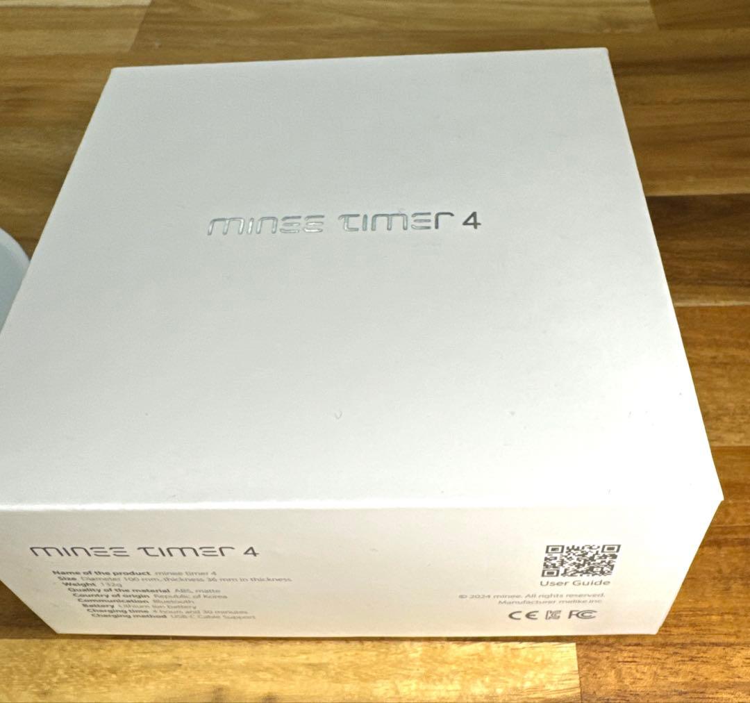 マイニータイマー 4minee timer4ミッドナイトブルー　ケース付