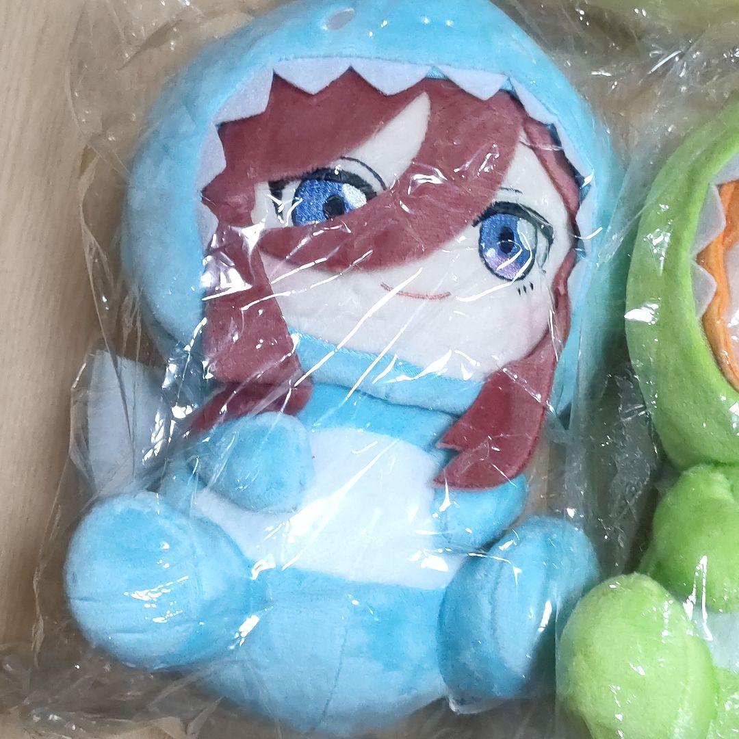 ５種 五等分の花嫁 恐竜デフォルメ ぬいぐるみ ５人全員 コンプリート