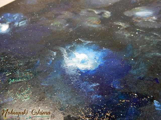 絵画★原画（1点限り）「Univers（宇宙）」（2022年5月11日製作）