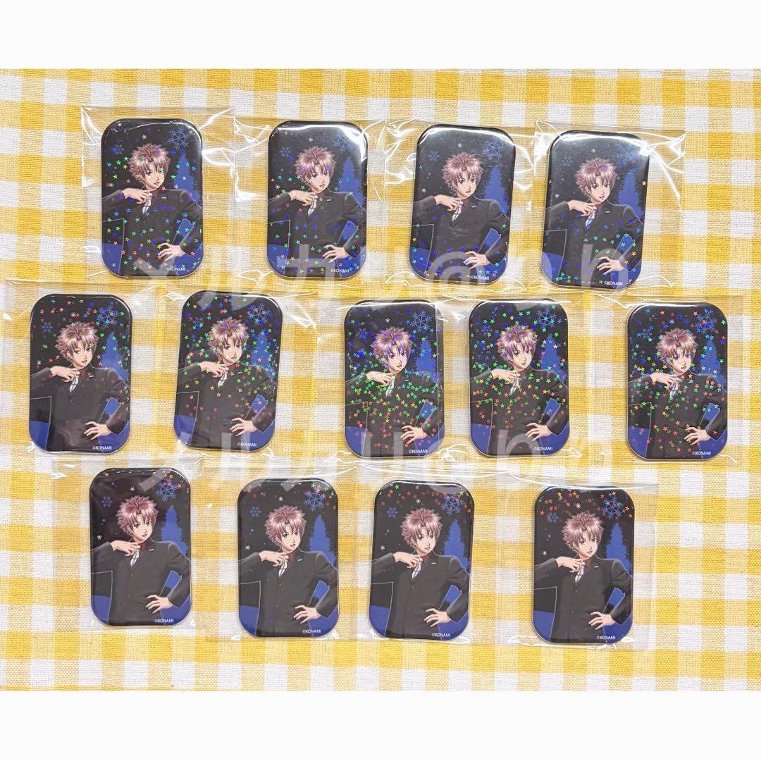 ときメモGS 針谷幸之進 ハリー スクエア缶バッジ クリスマス