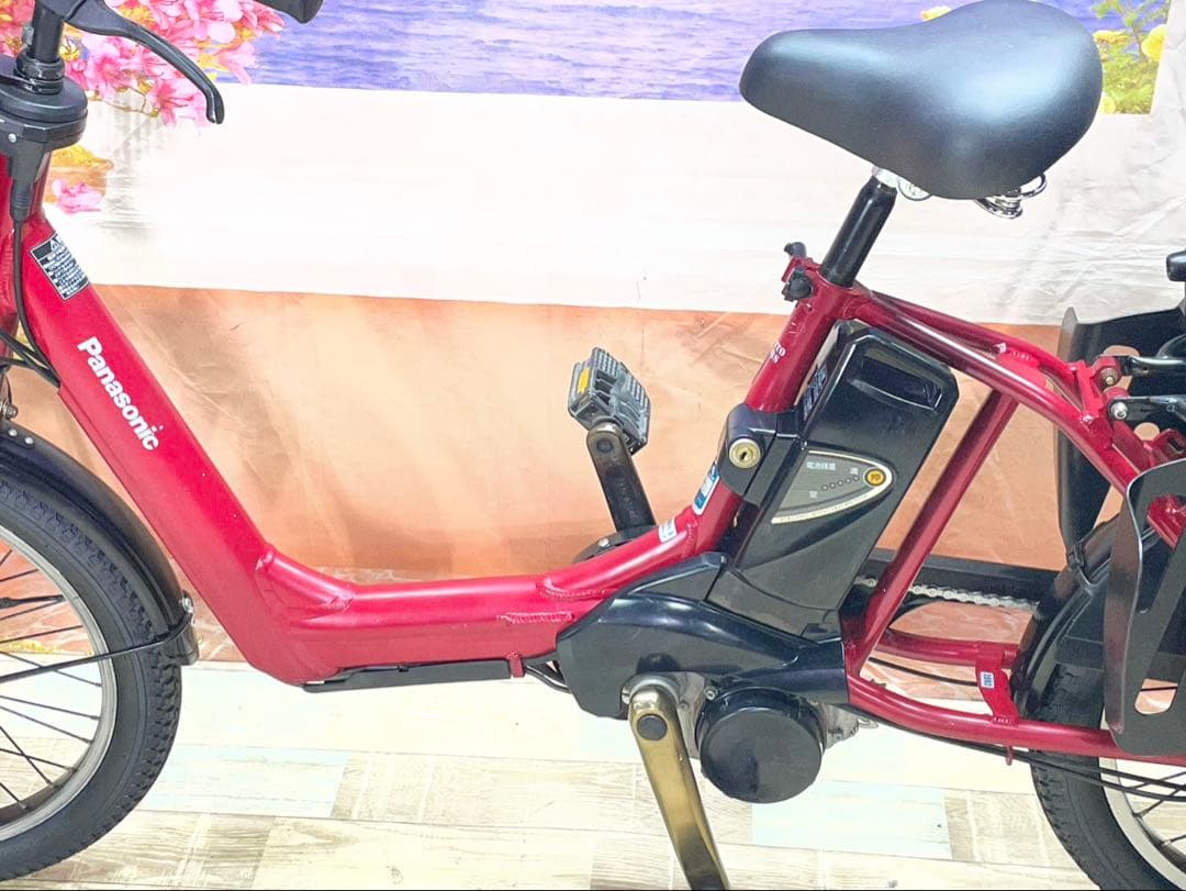 ギュットアニーズ⭐️13AH！パナソニック子供乗せ 電動アシスト自転車Y3583