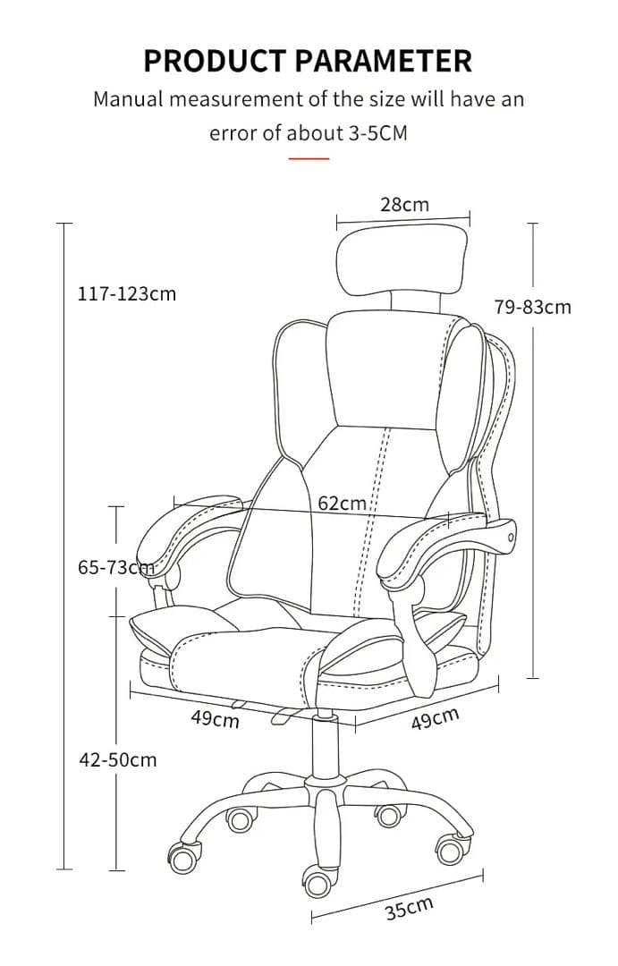 オフィスチェア デスクチェア パソコンチェア   人間工学椅子 フットレスト付き