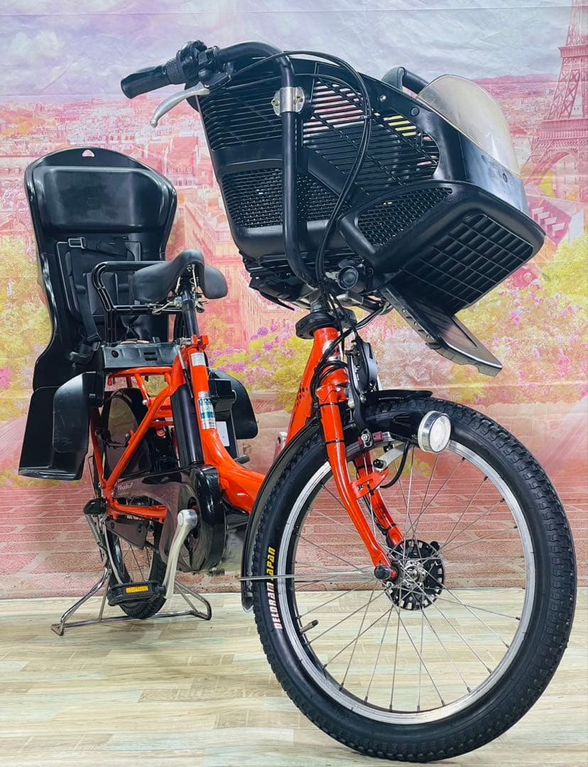 ZK3738 電動自転車 ブリヂストン アンジェリーノ 子供乗せ 20インチ