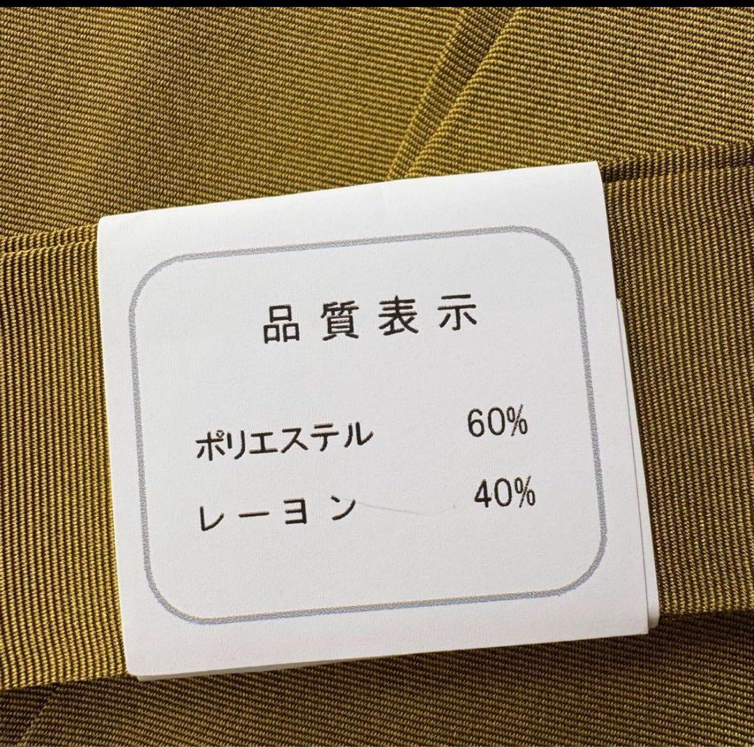 (5-79)馬乗袴　2尺3寸　金茶色　無地　踊袴