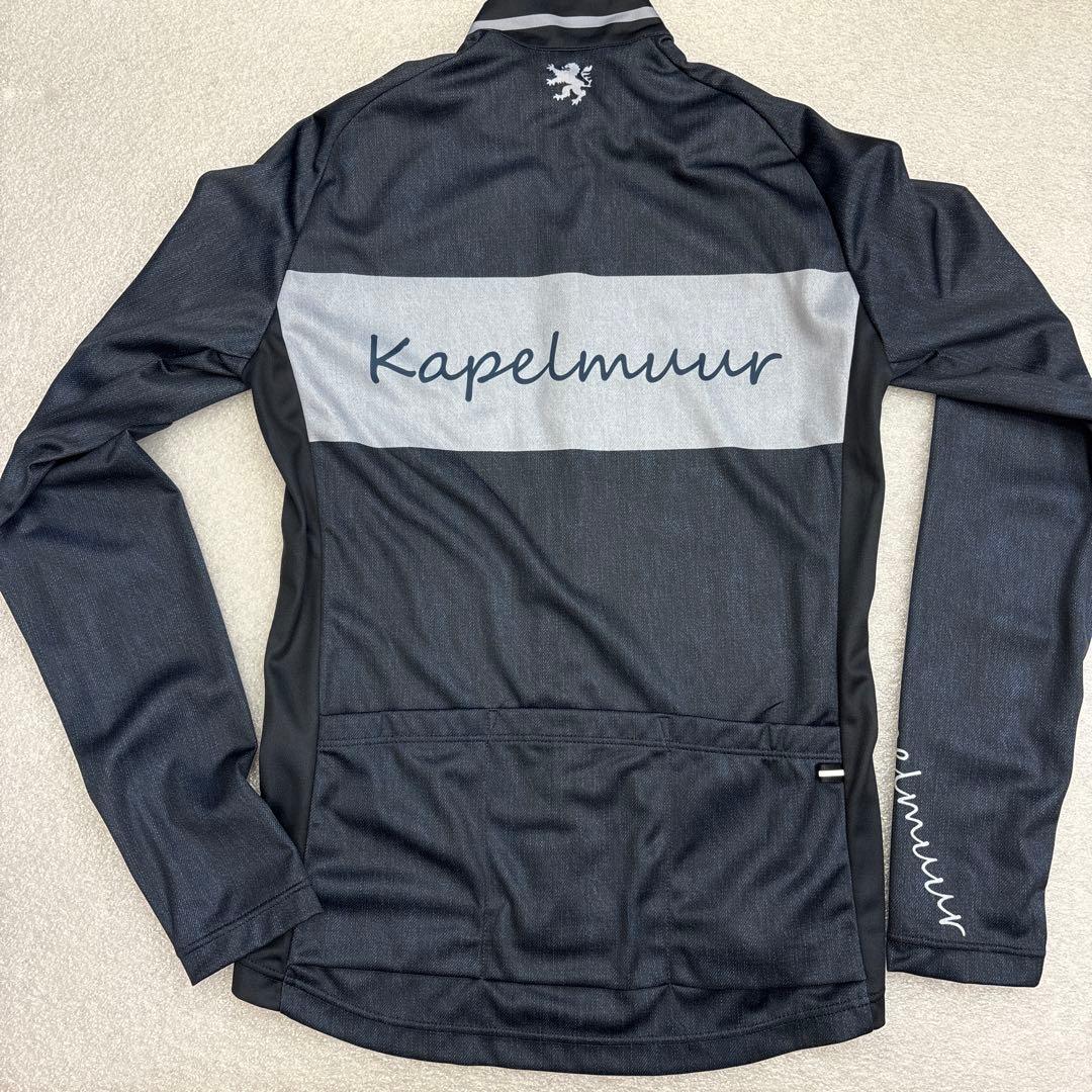 【新品】Kapel muur サイクルジャージ S デニムプリント　インディゴ