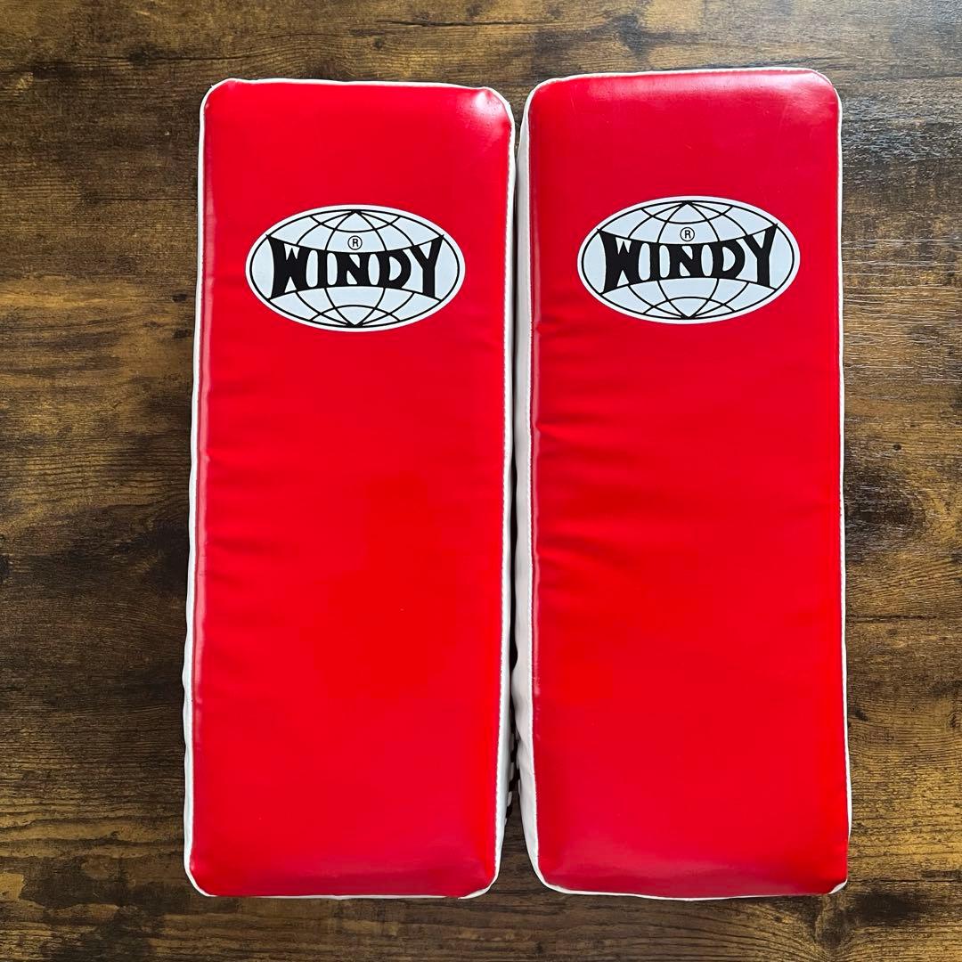 WINDY レッド キックミット 2個セット