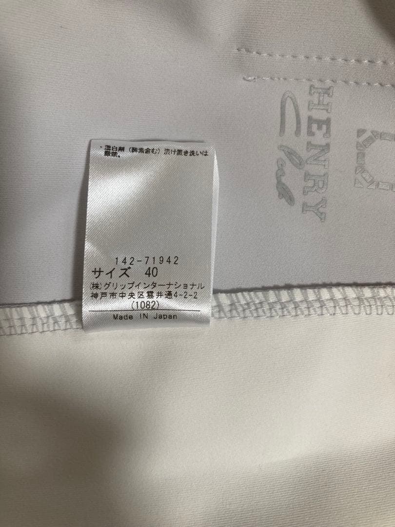 【美品】HENRY Club グレー プリーツ　スカート レディース ゴルフ