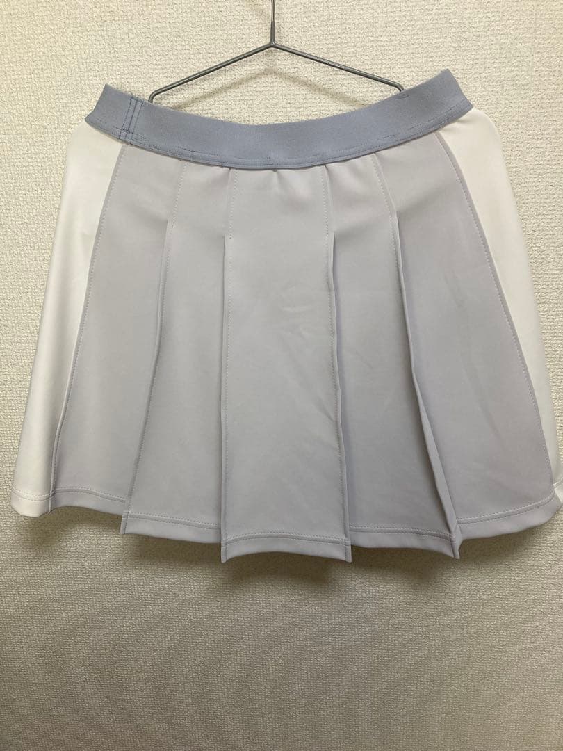 【美品】HENRY Club グレー プリーツ　スカート レディース ゴルフ