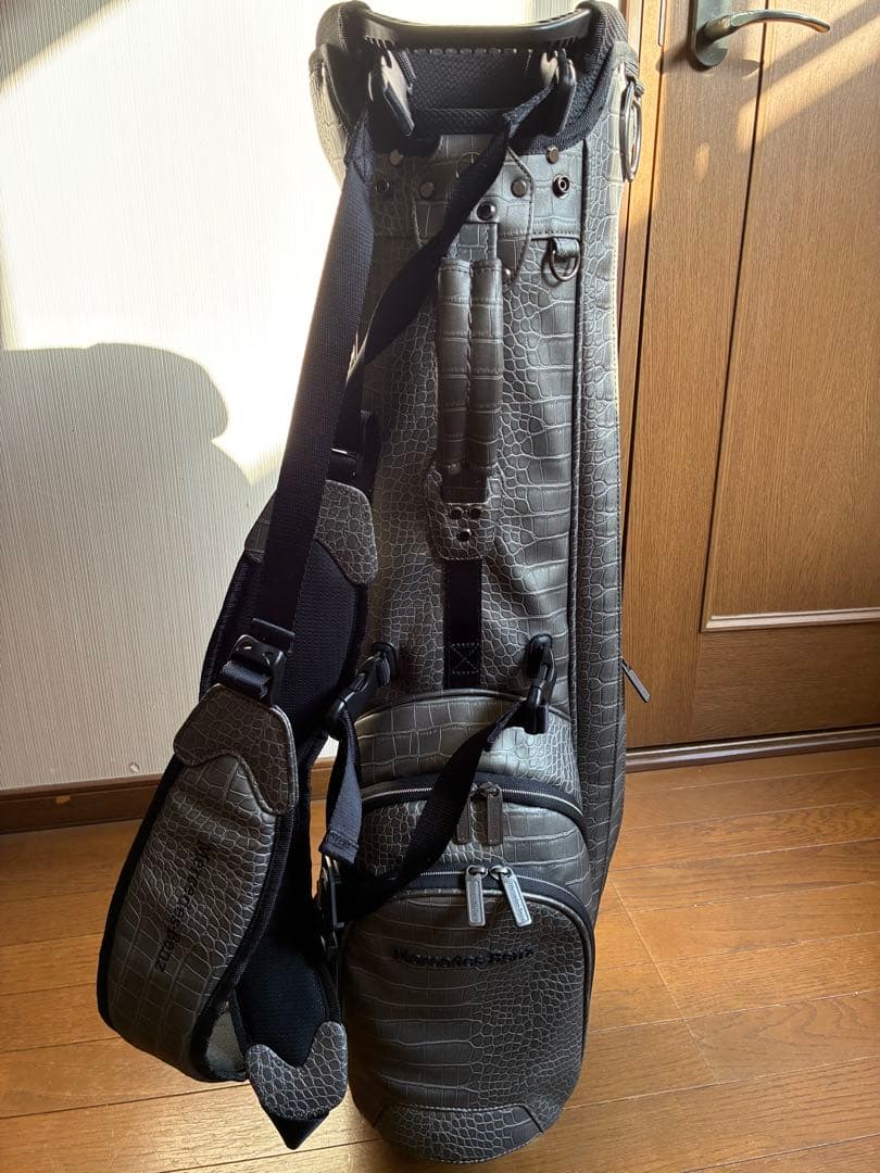 Titleist メルセデス・ベンツ キャディバッグ グレー クロコ型押し