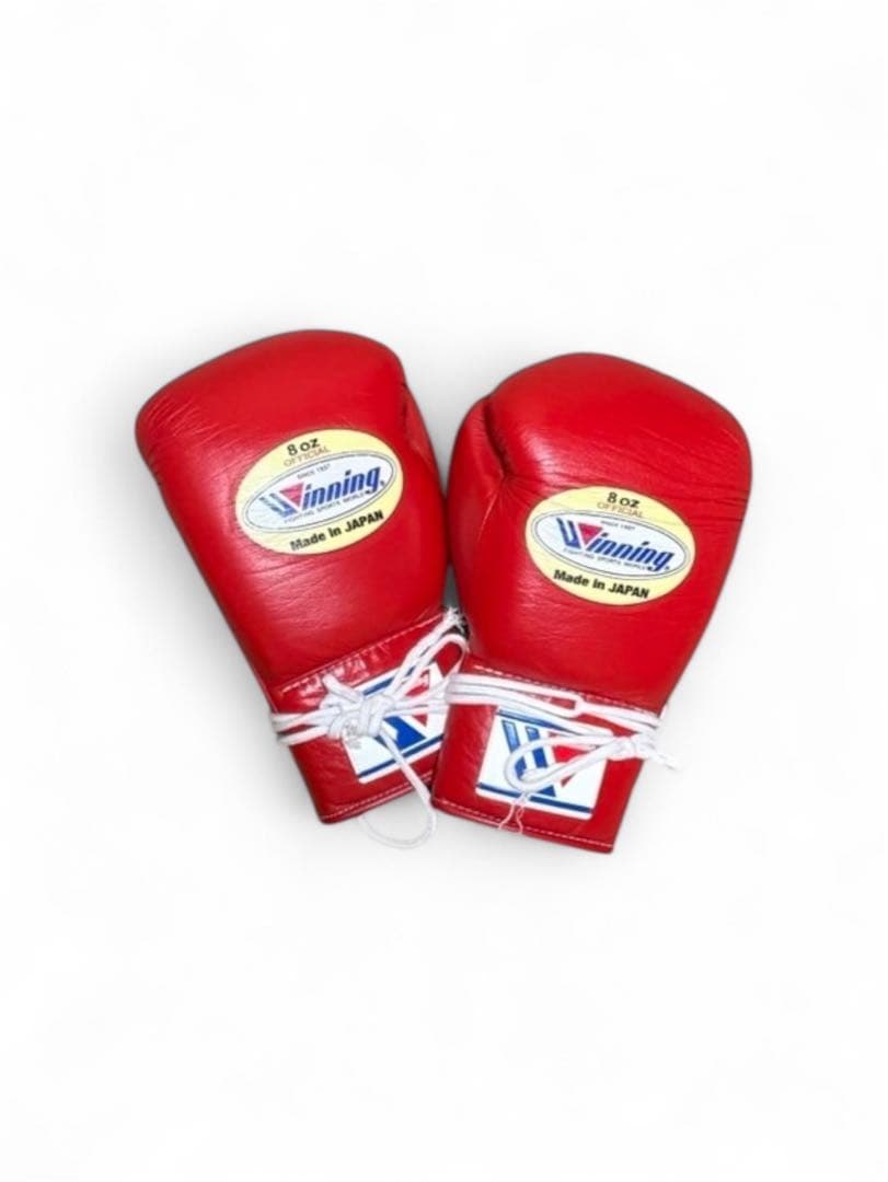 新品未使用品　Winning ボクシンググローブ 8oz レッド(プロ試合用)